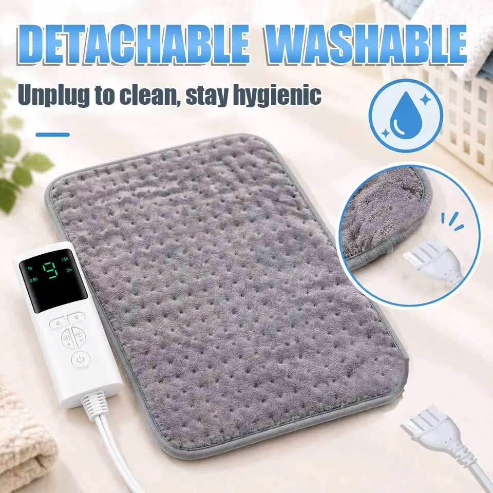 30*60/40*76/50*100Cm Electric Heating Pad 10 Heat Levels 3 Timers Winter Warm Blanket Waist, Abdomen and Shoulder Pain Relief