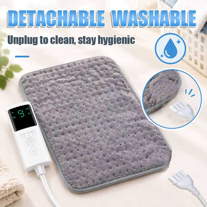 30*60/40*76/50*100Cm Electric Heating Pad 10 Heat Levels 3 Timers Winter Warm Blanket Waist, Abdomen and Shoulder Pain Relief