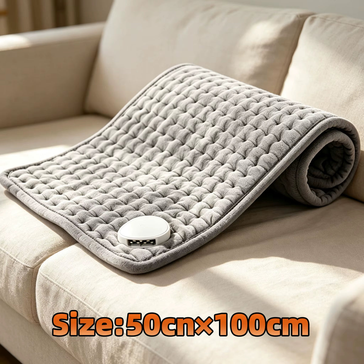 30*60/40*76/50*100Cm Electric Heating Pad 10 Heat Levels 3 Timers Winter Warm Blanket Waist, Abdomen and Shoulder Pain Relief