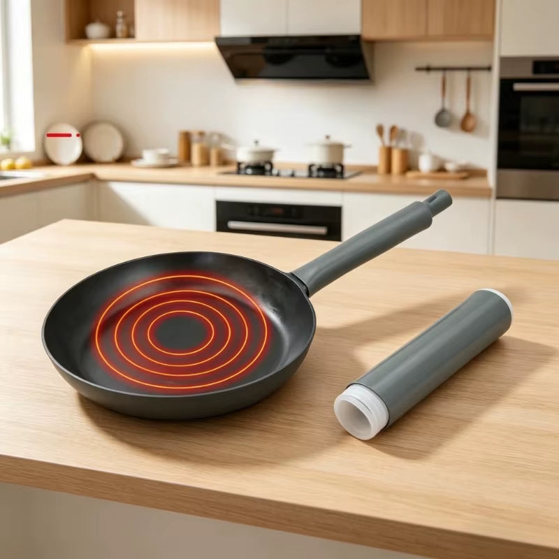 Heat Resistant Silicone Pot Handle Cover, Anti-Scalding Frying Pan Handle Sleeve Heat Insulation Protector Holder for Cookware