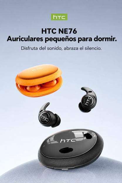 Auriculares inalámbricos compactos HTC NE76 con Bluetooth 6.0